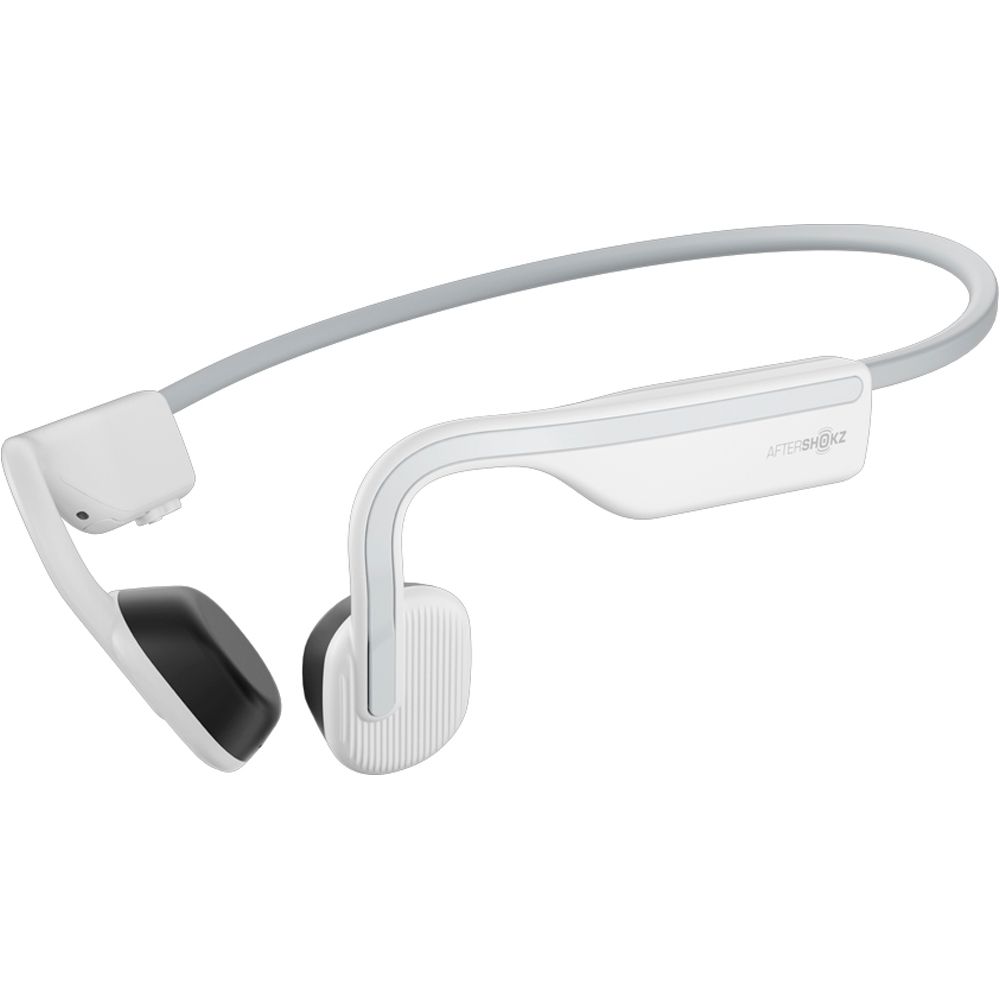 Aftershokz sonido OPENMOVE - Alpine White vista frontal