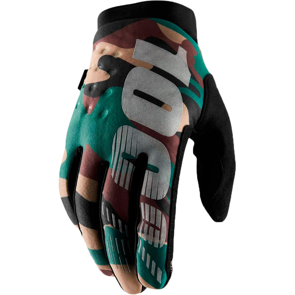 100% guantes largos ciclismo BRISKER GLOVE vista frontal