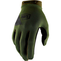 100% guantes largos ciclismo RIDECAMP GLOVE vista frontal