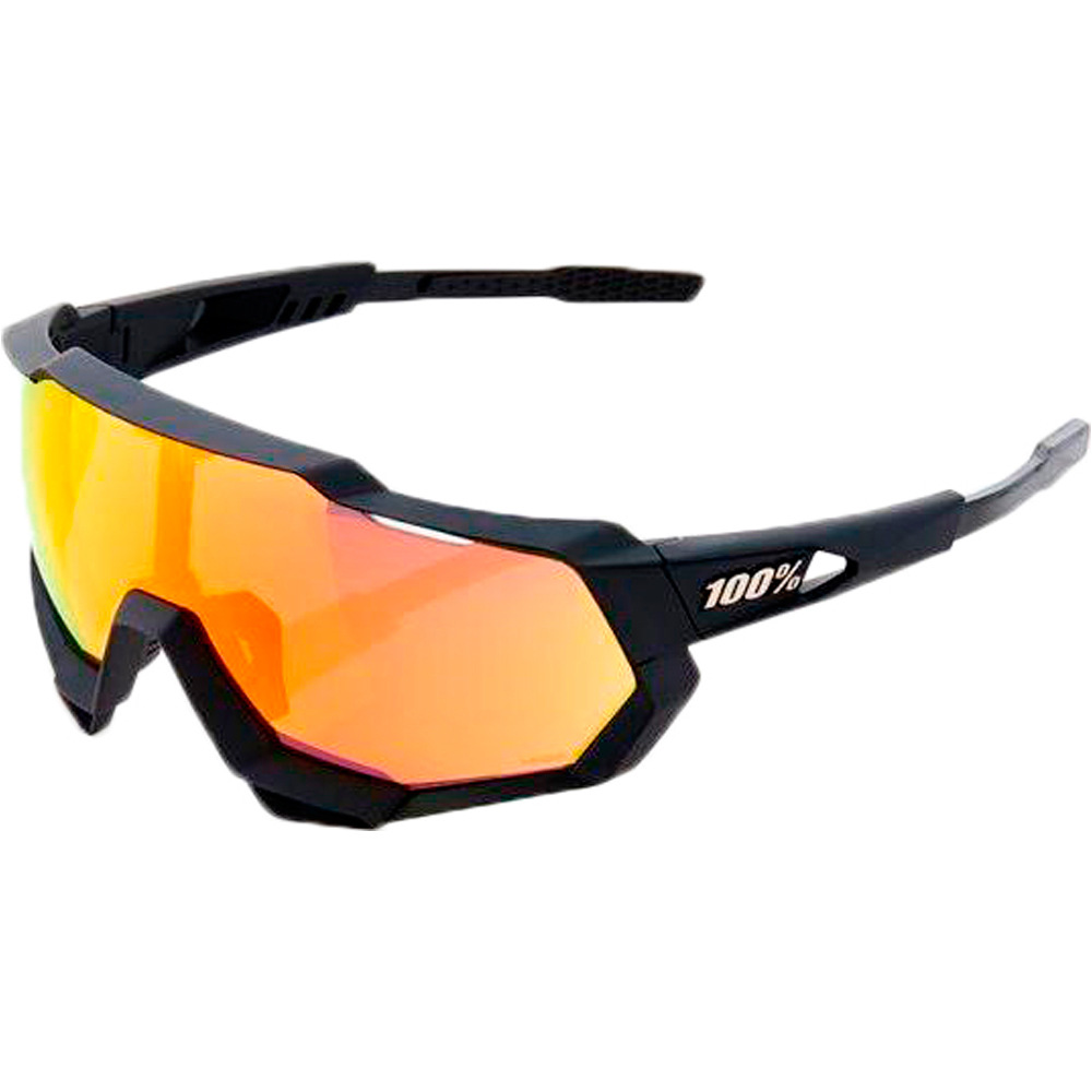 100% gafas ciclismo SPEEDTRAP - HIPER RED ML MIRROR LENS vista frontal