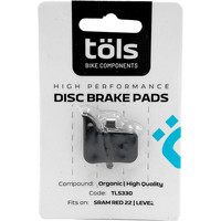 Tols pastillas discos y accesorios freno TOLS ORG BRAKE PAD SRAM RED 22-LEVEL vista frontal