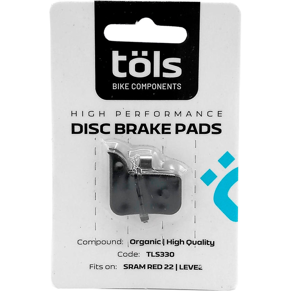 Tols pastillas discos y accesorios freno TOLS ORG BRAKE PAD SRAM RED 22-LEVEL vista frontal