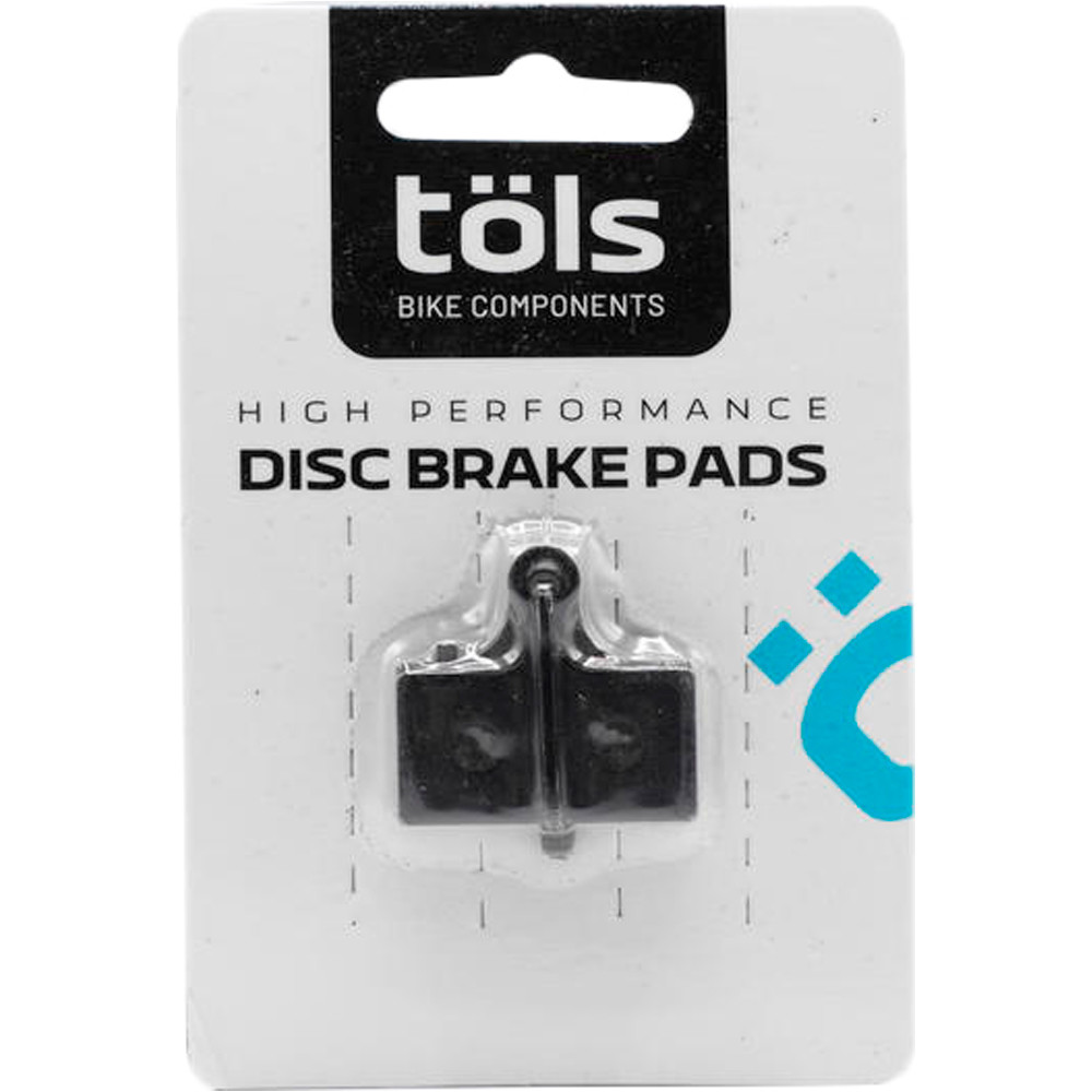 Tols pastillas discos y accesorios freno TOLS ORGANIC BRAKE PAD SHIMANO XTR-SLX vista frontal