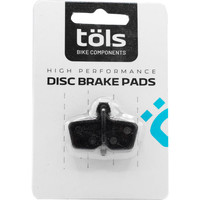 Tols pastillas discos y accesorios freno TOLS ORGANIC BRAKE PAD AVID CORE vista frontal