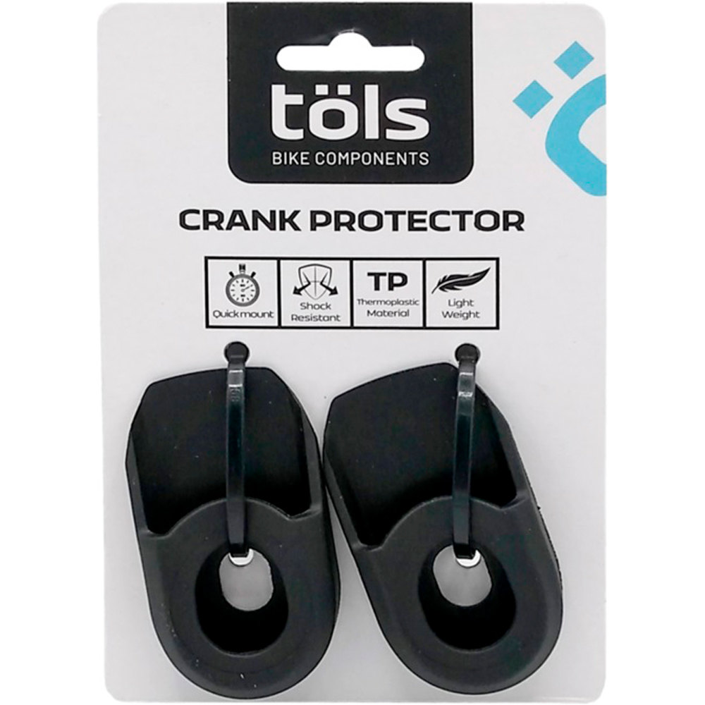 Tols bielas mtb TOLS CRANK PROTECTOR vista frontal