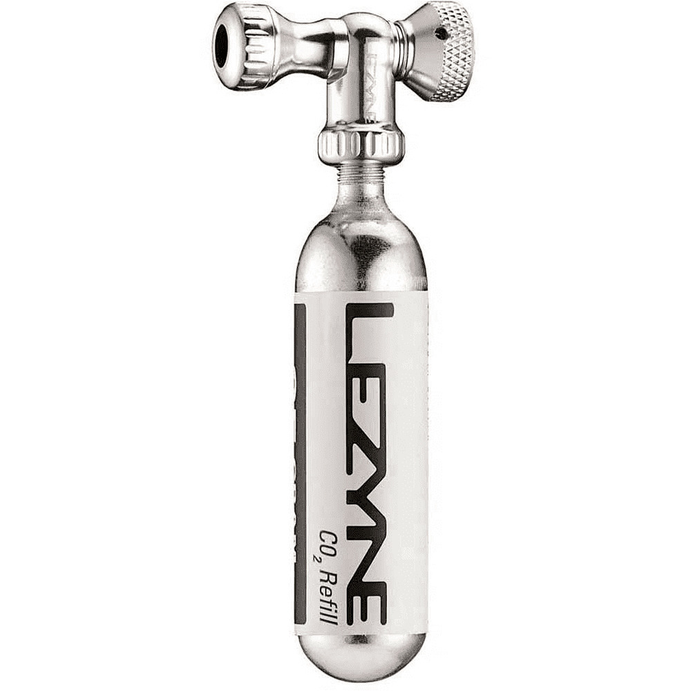 Lezyne cartuchos y accesorios inflado CONTROL DRIVE CO2,FUNDA NEOPRENO,16g vista frontal