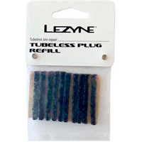 Lezyne parches bicicleta TUBELESS PLUG REFILL-10 vista frontal