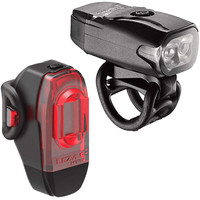 Lezyne kit luces bicicleta KTV DRIVE PAIR BLACK USB vista frontal