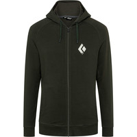 Black Diamond camiseta montaña manga larga hombre M CHALKED UP HOODY VE vista frontal