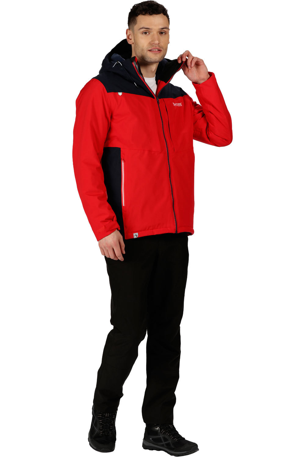 Regatta chaqueta impermeable insulada hombre Highton Stretch ROMN vista detalle