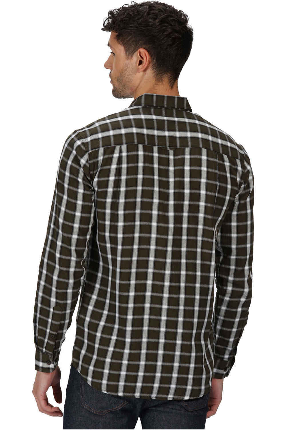 Regatta camisa montaña manga larga hombre Lonan VE vista trasera