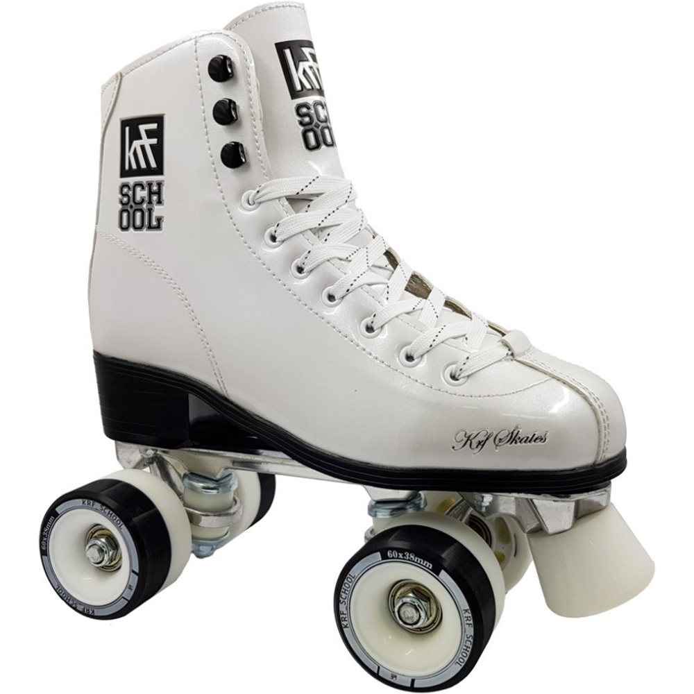 Roller school alu leather patines 4 ruedas (42)