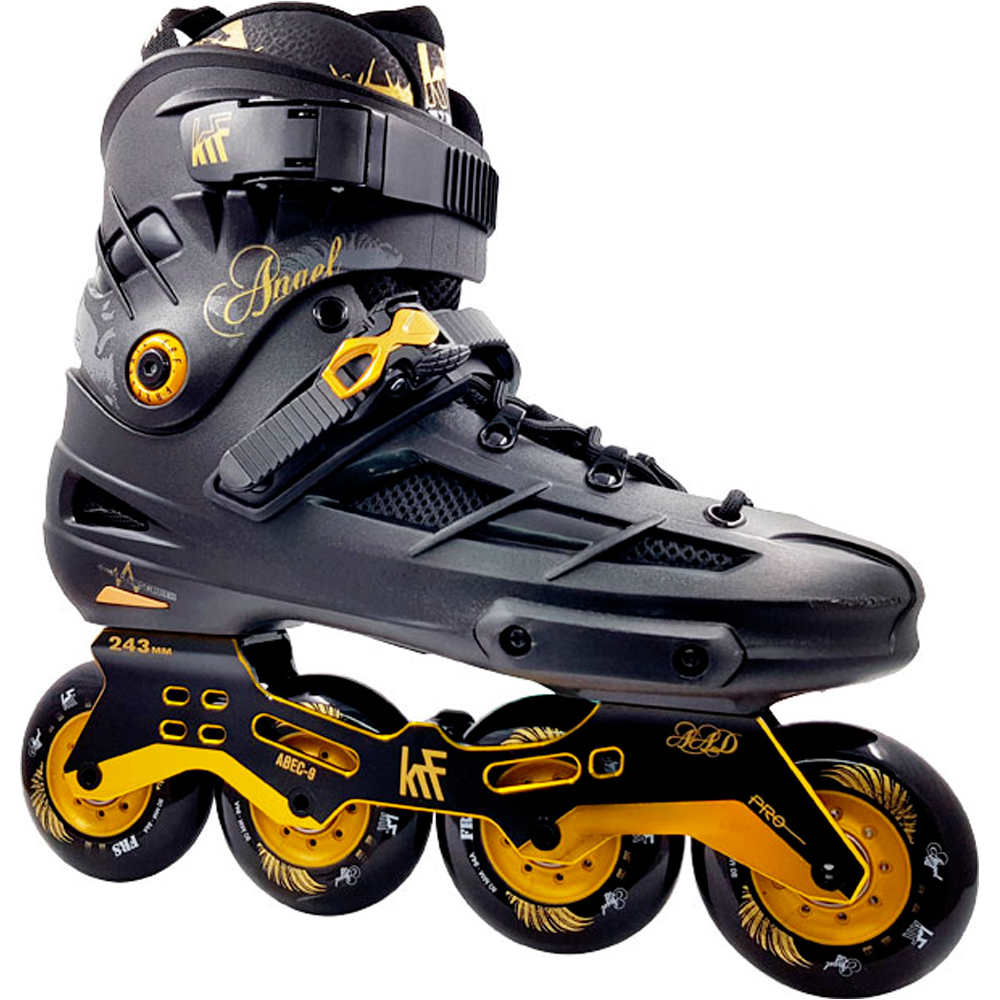 B frs angel 4x80new frame patines en linea hombre Negro (42)