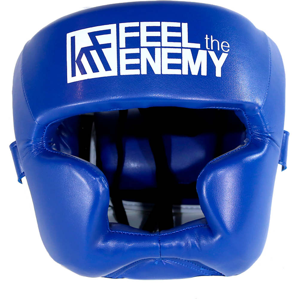 Krf casco artes marciales CASCO PROTEC. BLUE SR vista frontal