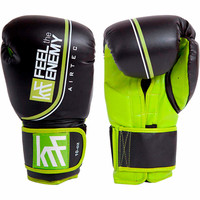 Krf guantes boxeo GUANTES AIRTEC DBLE VELC 10oz NEVE vista frontal