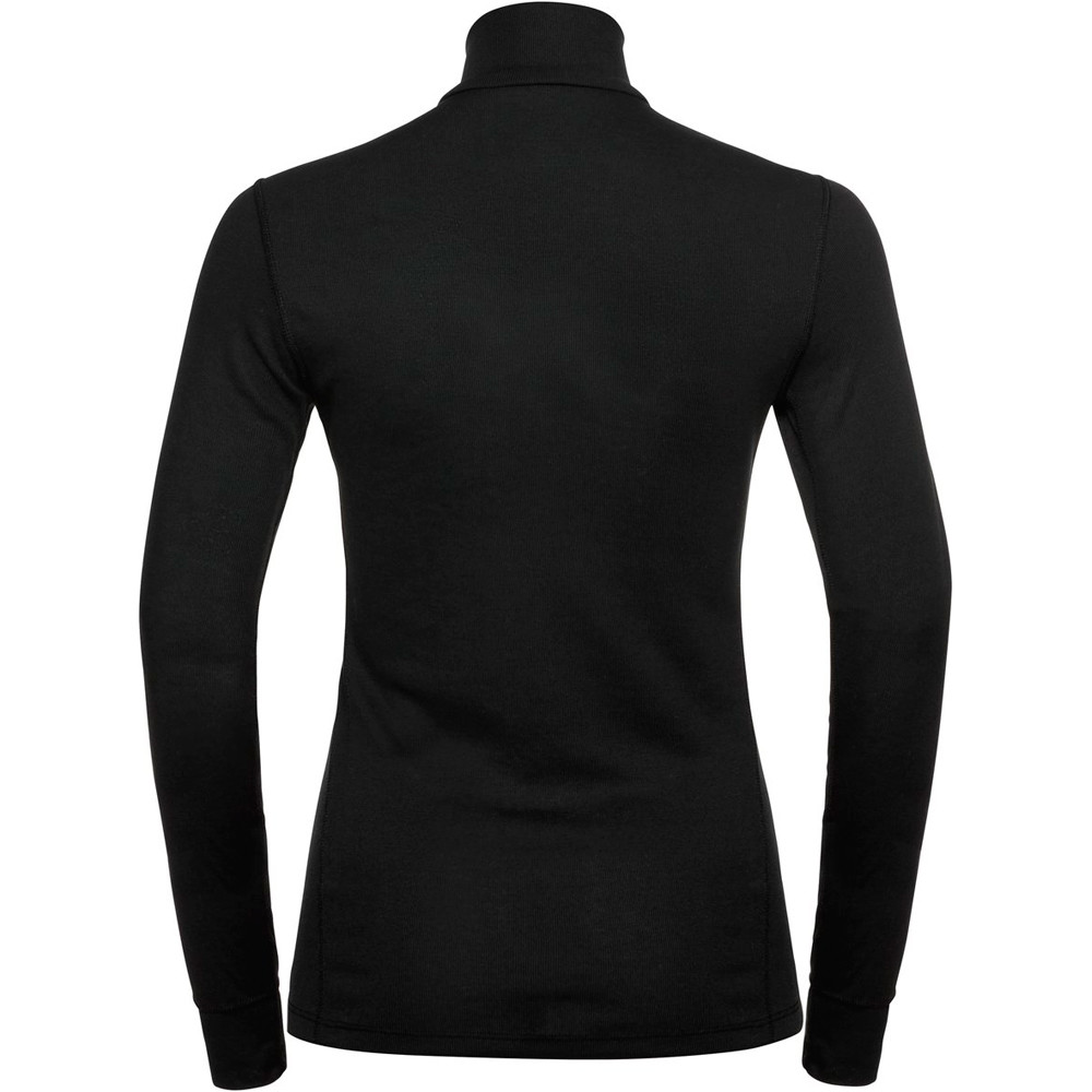 Odlo camiseta térmica manga larga mujer BL TOP Turtle neck l/s half zip ACTIVE W 03