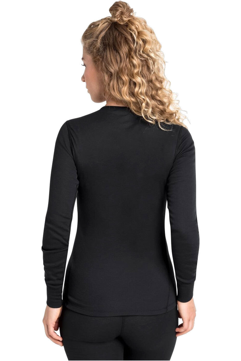 Odlo camiseta térmica manga larga mujer BL TOP crew neck l/s ACTIVE WARM ECO vista trasera