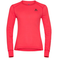 Odlo camiseta térmica manga larga mujer BL TOP Crew neck l/s ACTIVE WARM ECO vista frontal