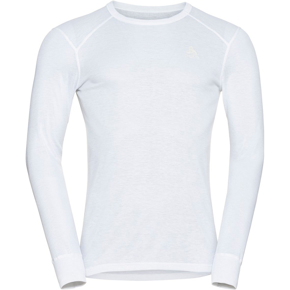 Active warm camiseta térmica manga larga hombre Blanco (XS)