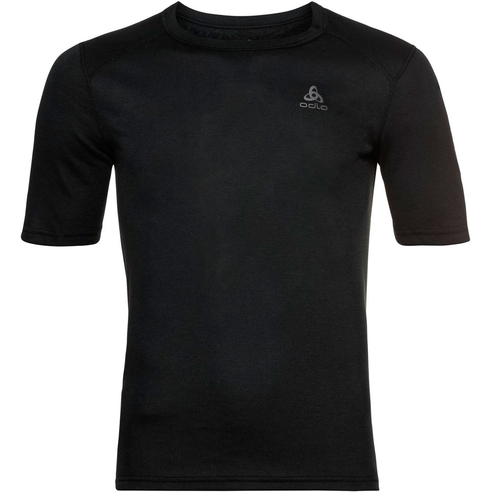 Active warm eco camiseta térmica manga corta hombre Negro (M)
