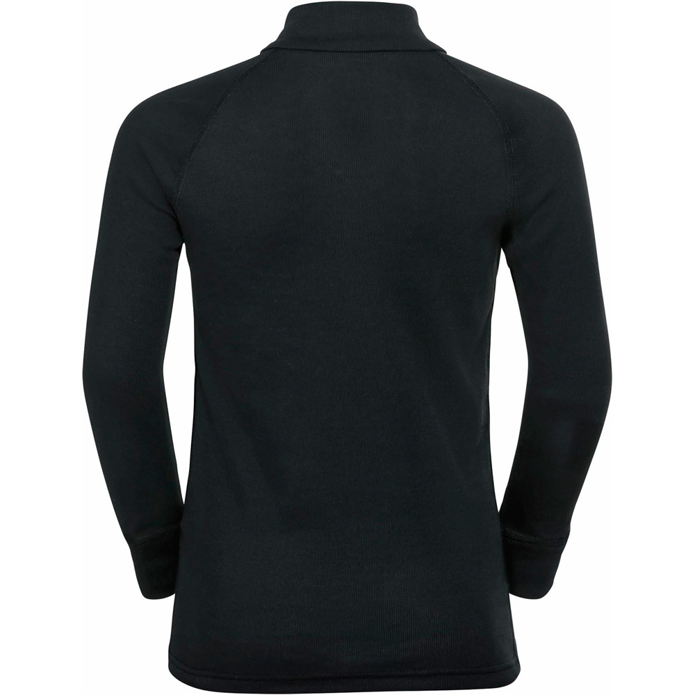 Odlo ropa térmica niño BL TOP Turtle neck l/s half zip ACTIVE W vista trasera