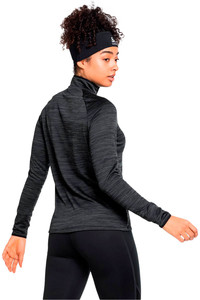 Odlo camiseta técnica manga larga mujer Midlayer 1/2 zip MILLENNIUM ELEMENT vista trasera