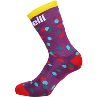 Cinelli calcetines ciclismo CALEIDO DOTS SOCKS vista frontal