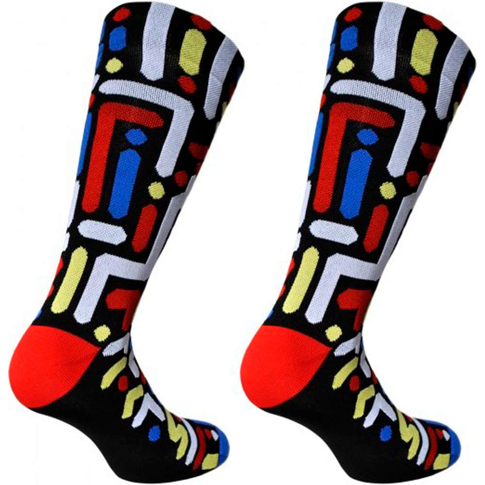 Cinelli calcetines ciclismo YOON HYUP CITY LIGHTS SOCKS vista trasera