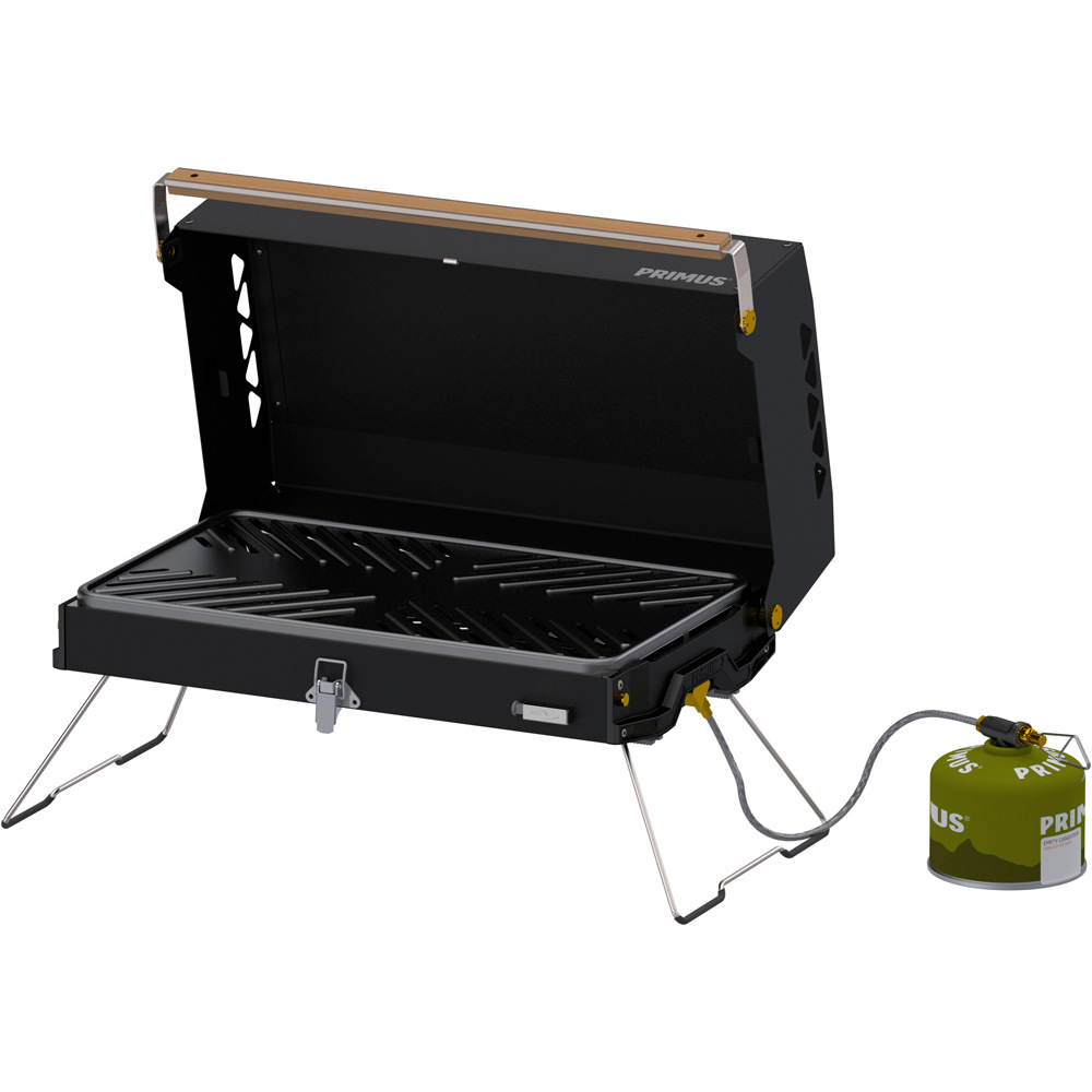 Primus kuchoma barbacoa con tapa 2500 w hornillo montaña