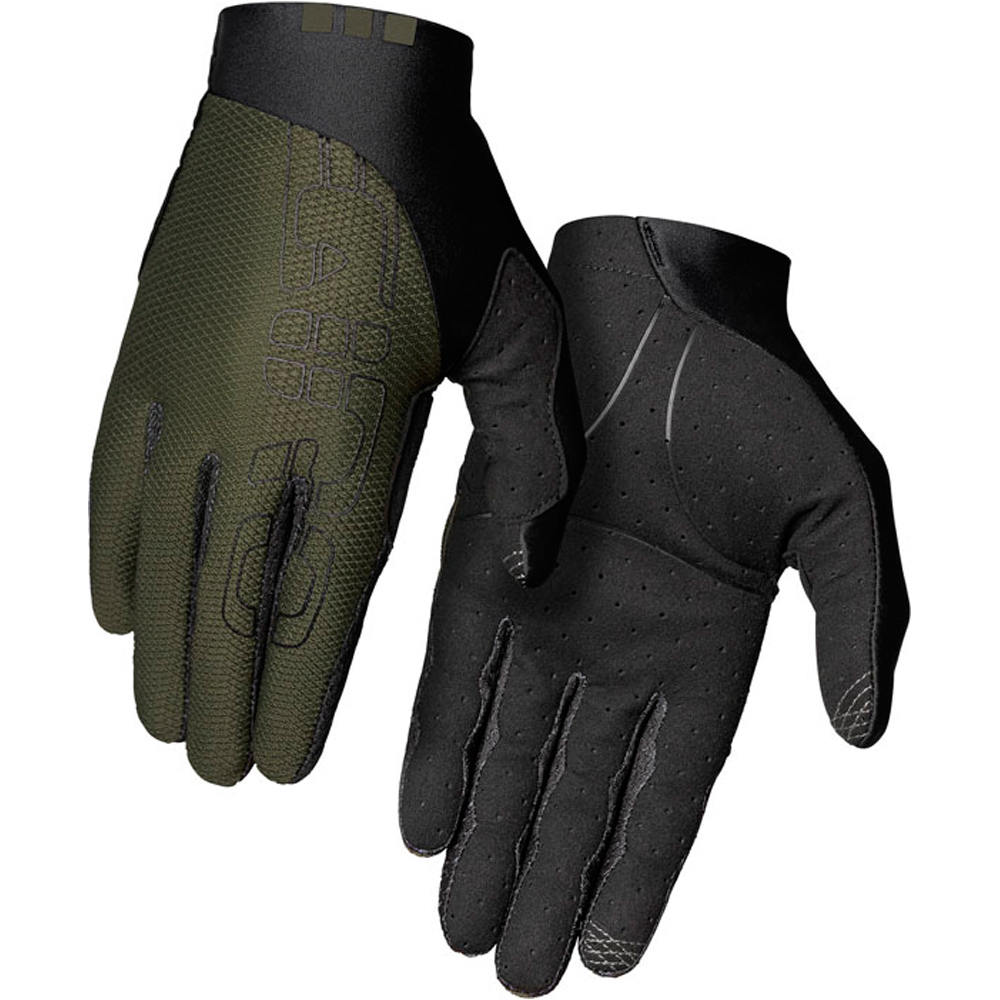 Giro guantes largos ciclismo TRIXTER 2021 vista frontal