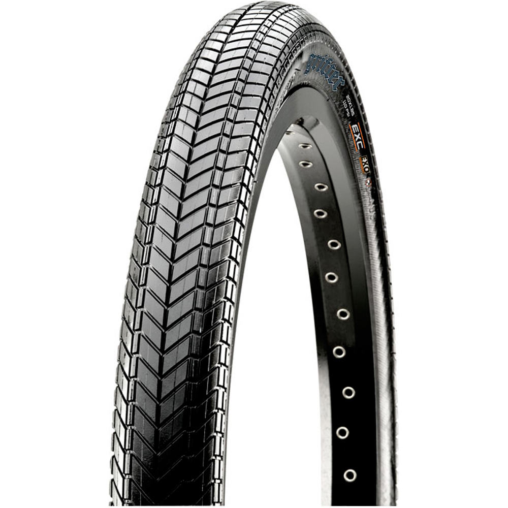 Maxxis cubiertas bicicleta bmx e infantiles GRIFTER BMX 20X2.10 60X2 TPI WIRE vista frontal