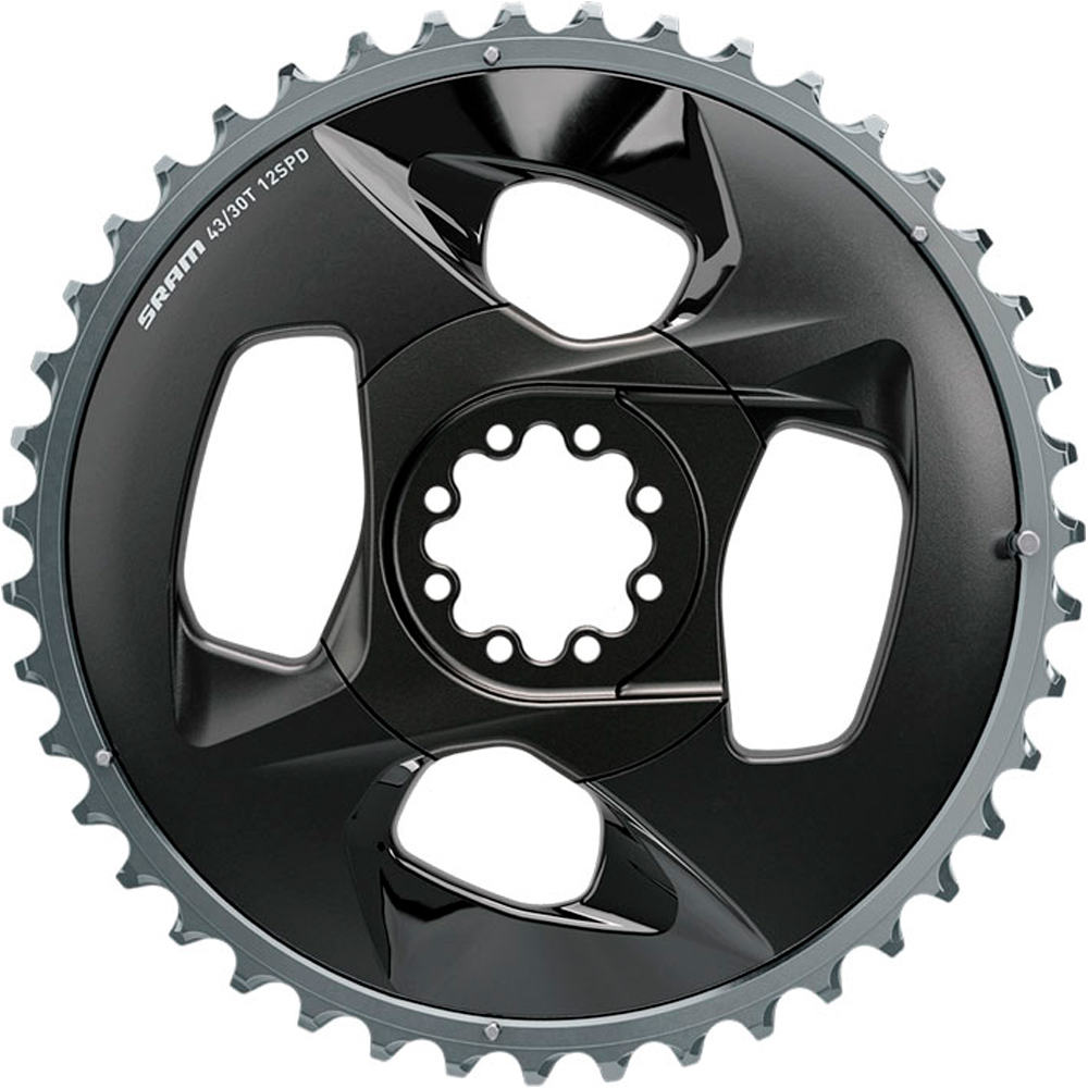Force wide axs 2x12 30t 94 bcd platos bicicleta carretra Gris (UNICA)