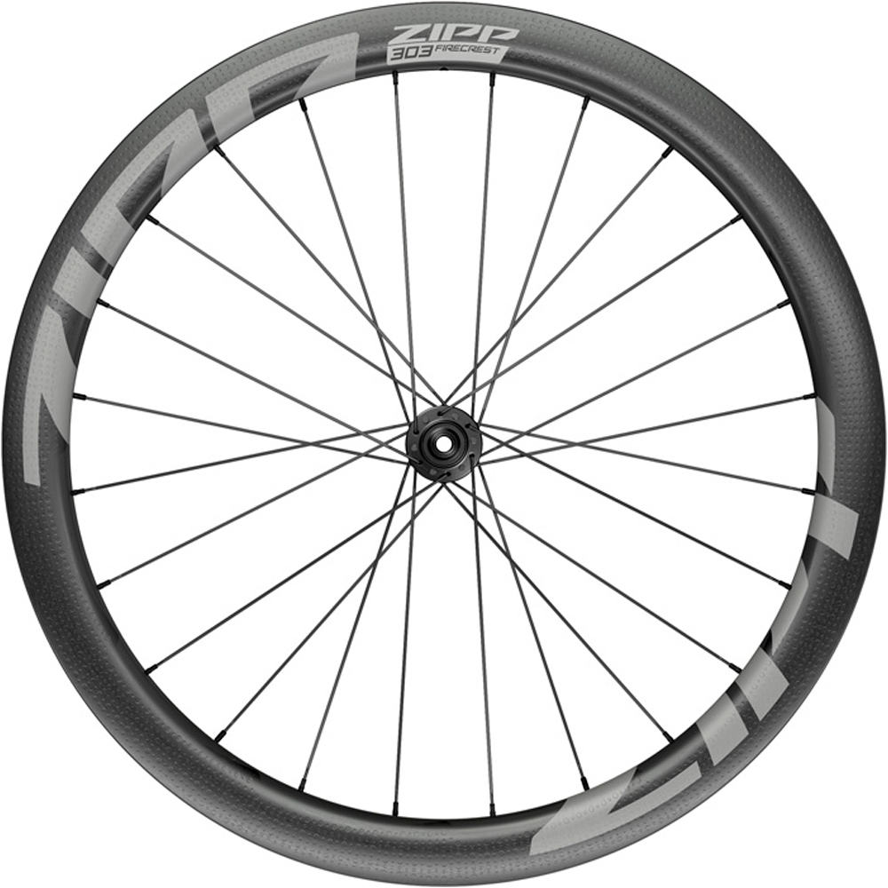 Zipp ruedas carretera 303 FIRECRE TUBELE DISC C.L DE 12X100 A1 vista frontal