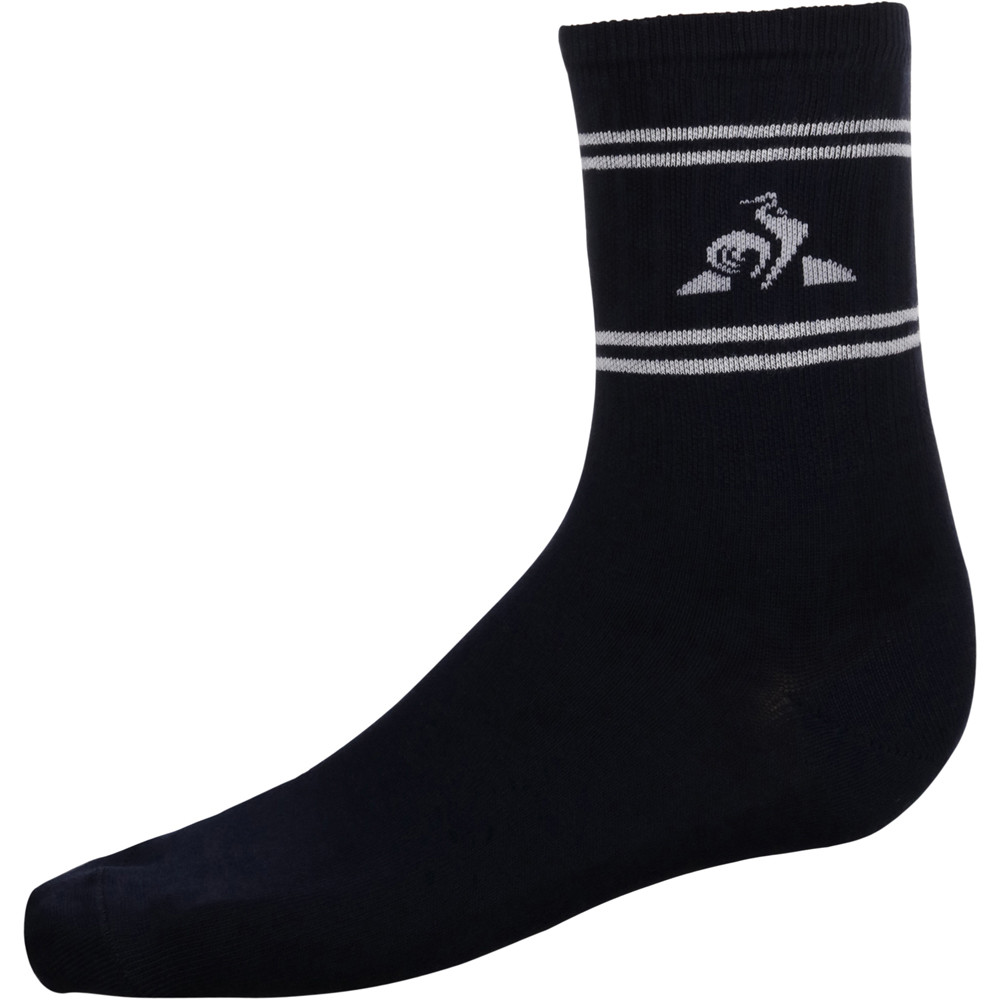 Le Coq Sportif calcetines crossfit ESS BICOLORES Crew Socks N1 vista frontal