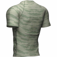 Compressport camiseta técnica manga corta hombre Training SS Tshirt Camo Stripe vista trasera