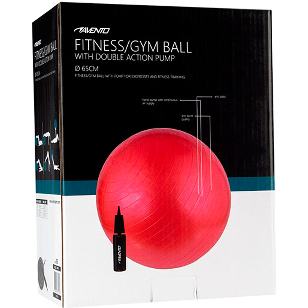 Avento pelota gimnasio 65 cm bomba varios
