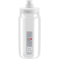 Elite bidones ciclismo BIDON  FLY TRANSPARENTE 550 ml vista frontal