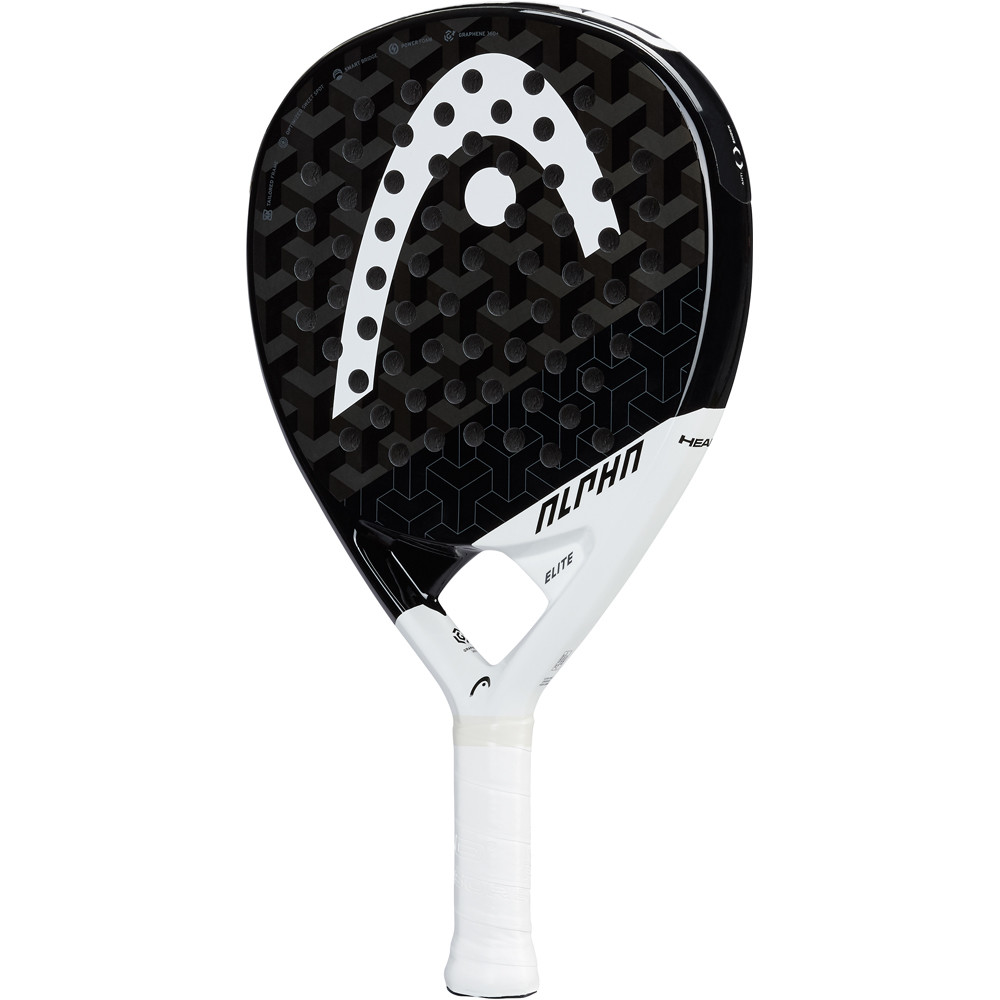 Head pala pádel adulto GRAPHENE 360 ALPHA ELITE SF vista frontal