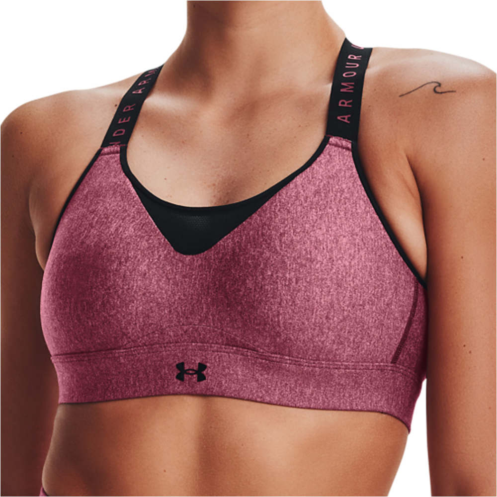 Under Armour sujetadores deportivos UA Infinity High Heather Bra vista detalle