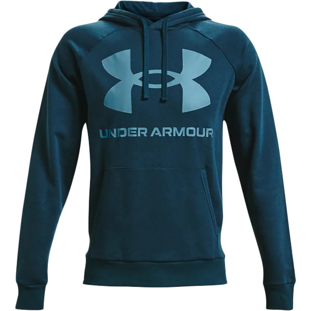 Under Armour sudaderas deportivas hombre UA Rival Fleece Big Logo HD vista frontal