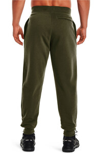 Under Armour pantalon fitness hombre UA Rival Cotton Jogger vista trasera