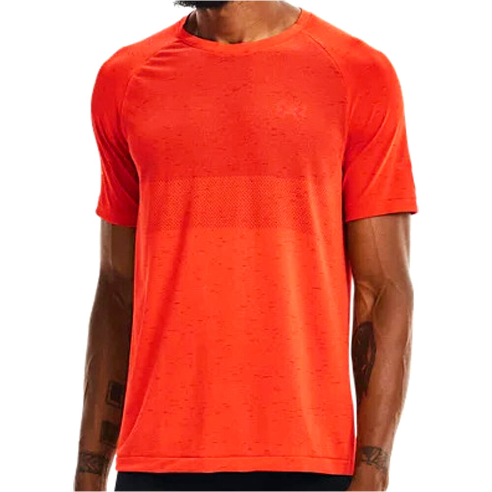 Under Armour camiseta técnica manga corta hombre UA Seamless Run SS vista frontal