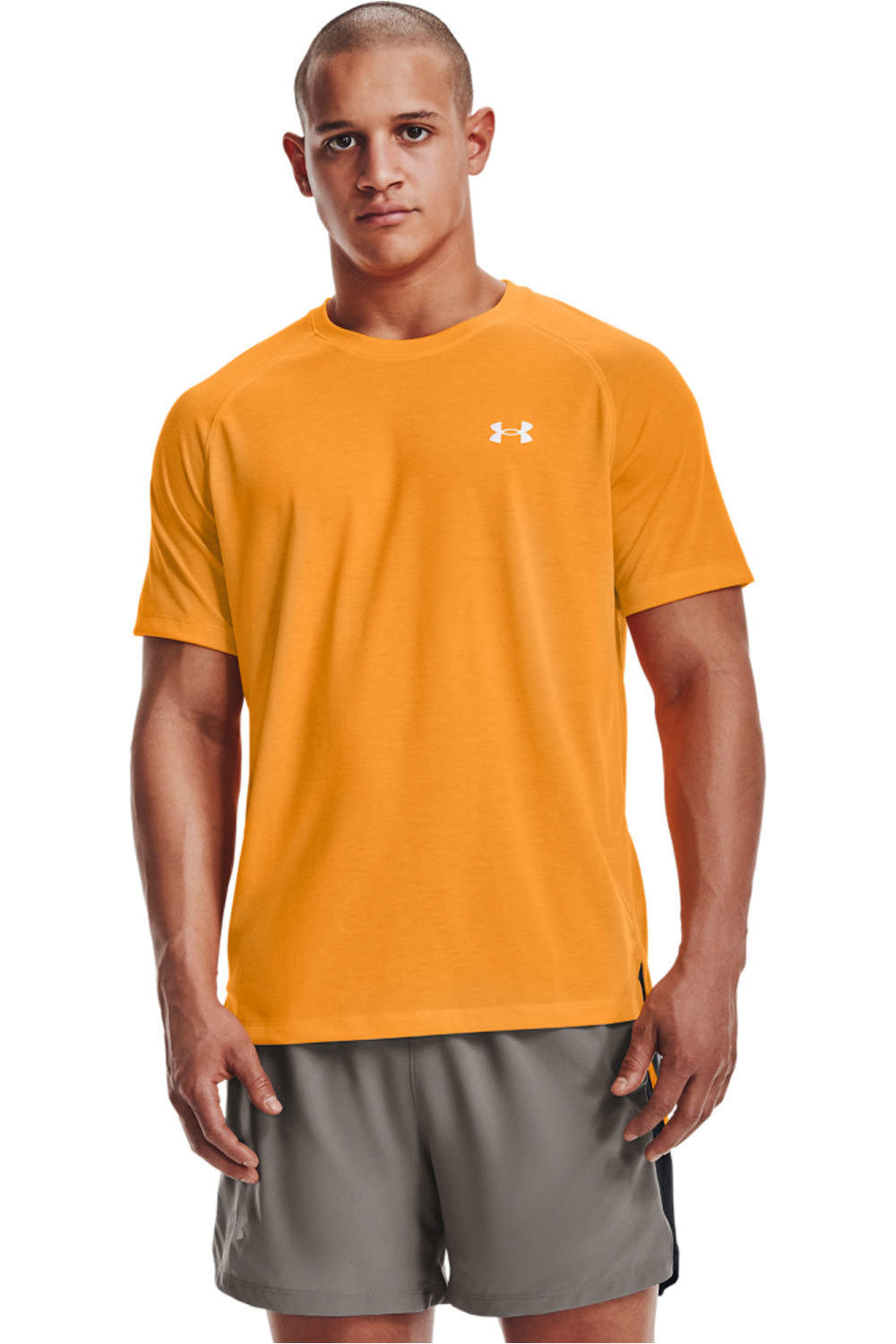 Under Armour camiseta técnica manga corta hombre UA Streaker SS vista frontal