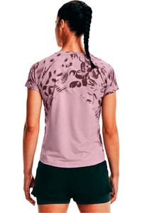 Under Armour camiseta entrenamiento manga corta mujer UA Iso-Chill 200 Print SS vista trasera