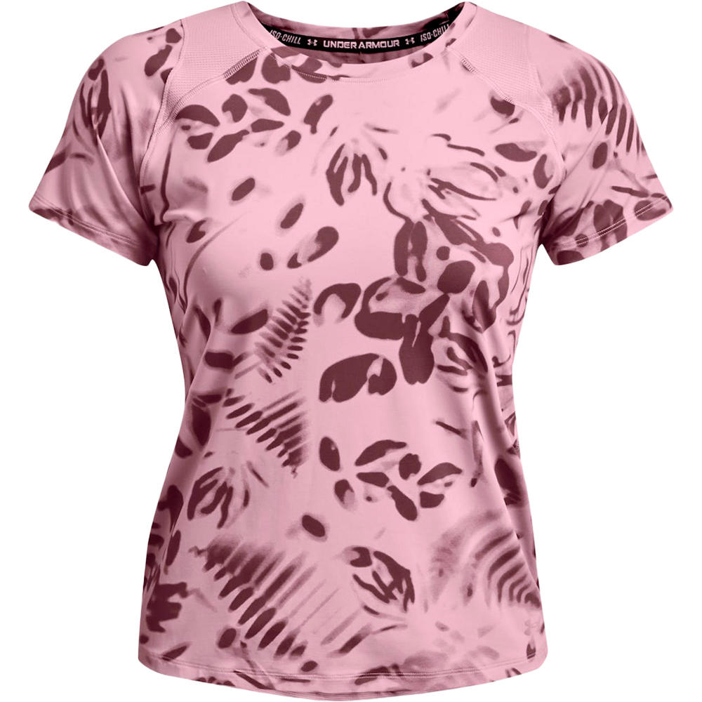 Under Armour camiseta entrenamiento manga corta mujer UA Iso-Chill 200 Print SS 03