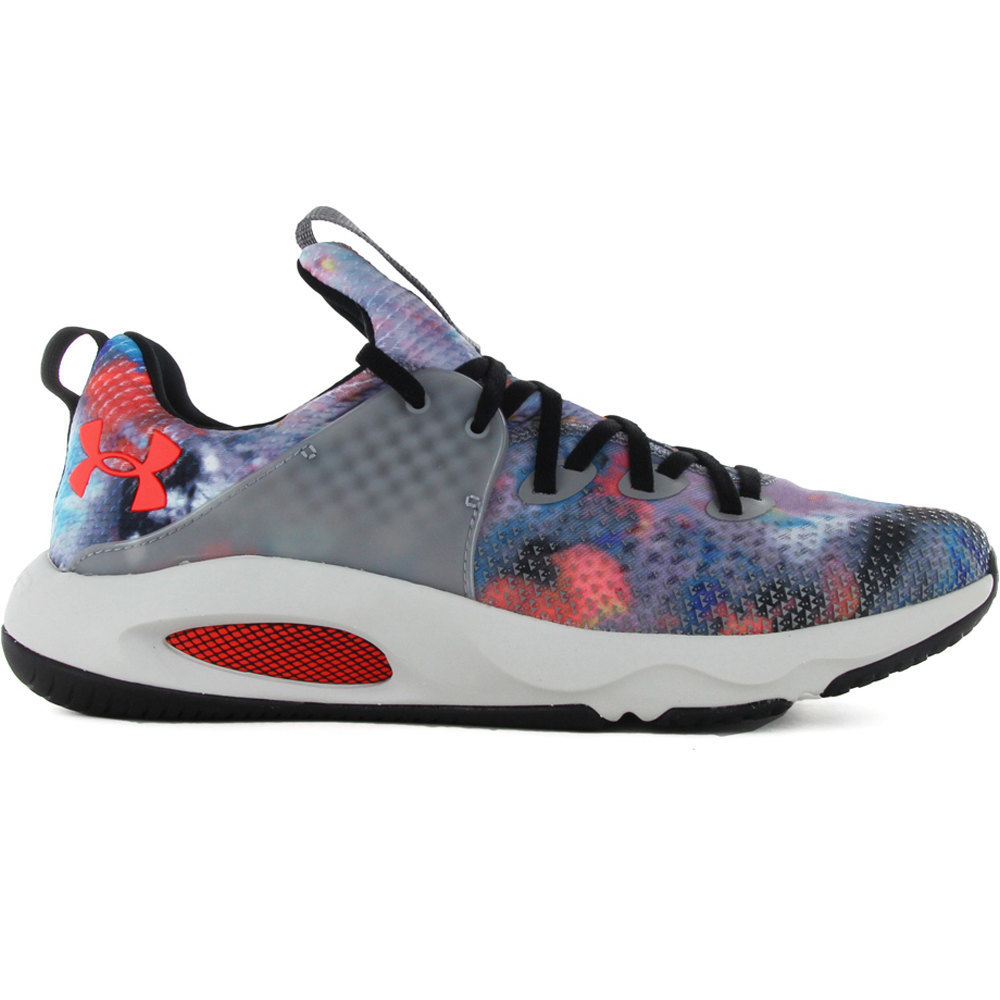 Under Armour zapatilla cross training hombre UA HOVR Rise 3 Print lateral exterior