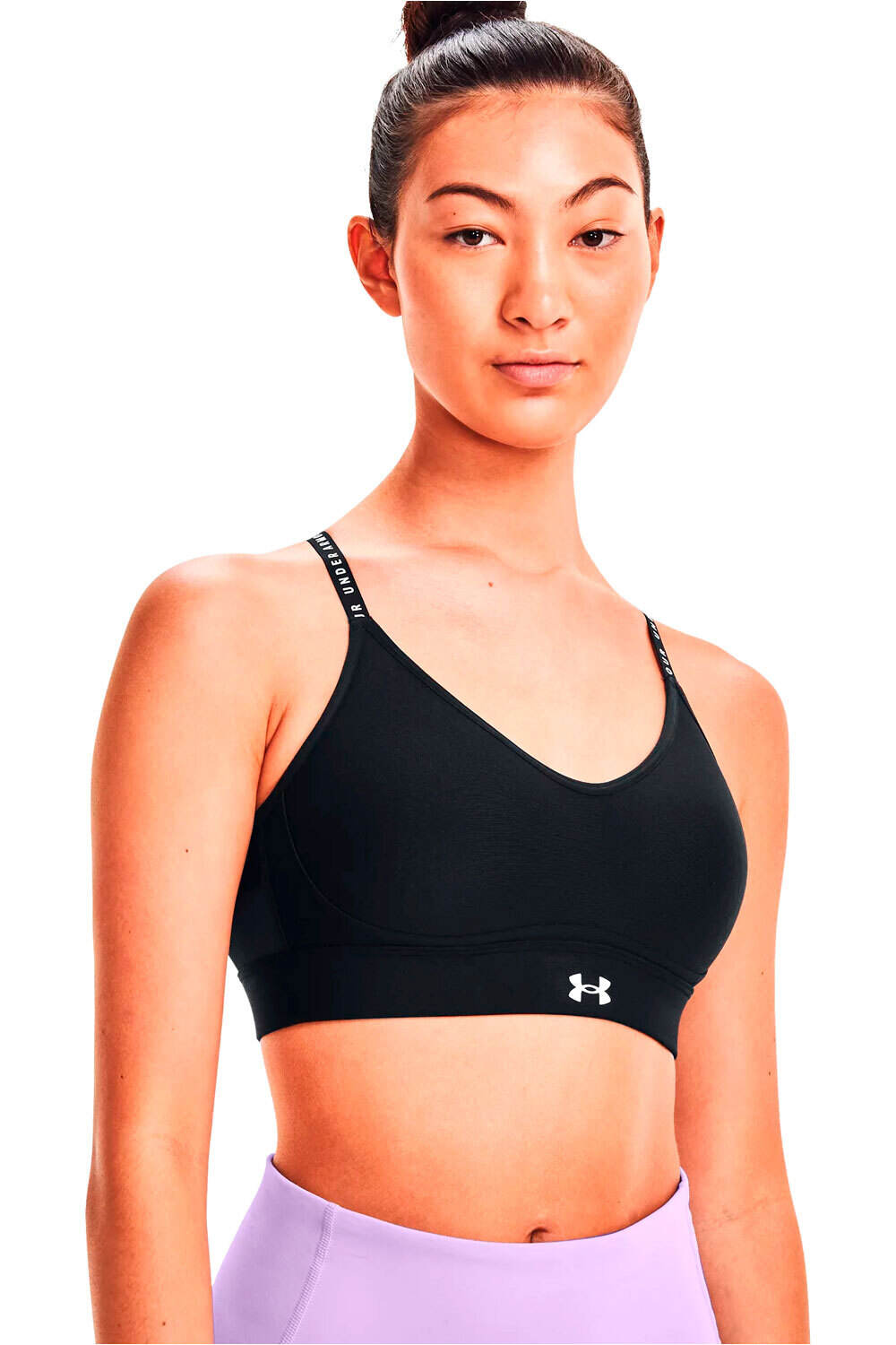 Under Armour sujetadores deportivos INFINITY COVERED LOW vista frontal