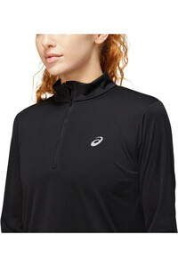 Asics camiseta técnica manga larga mujer CORE LS 1/2 ZIP TOP 03