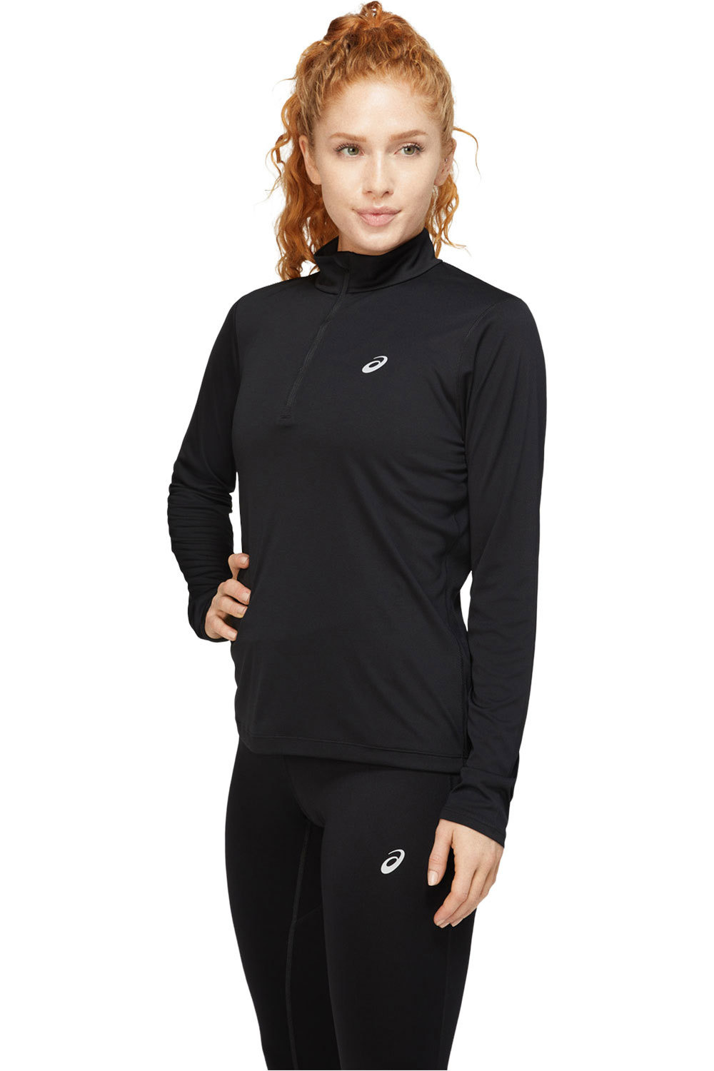 Asics camiseta técnica manga larga mujer CORE LS 1/2 ZIP TOP 04