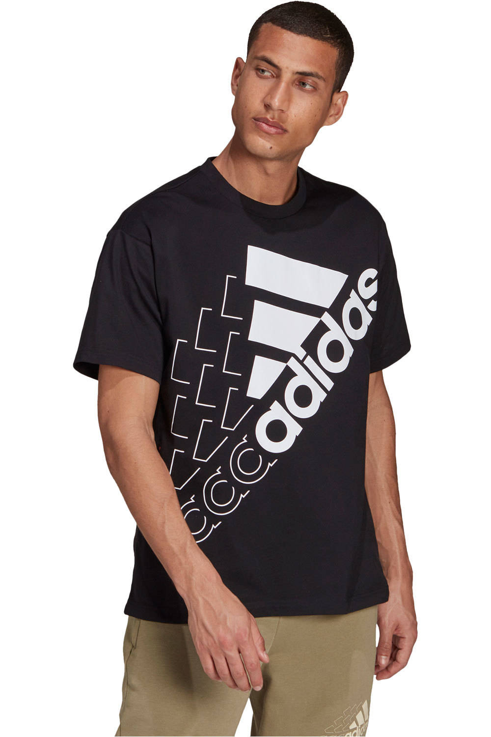 adidas camiseta manga corta hombre U Q3 BLUV BL T vista frontal